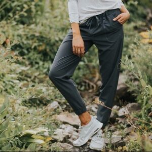 Albion Jetsetter Charcoal Jogger Pants Size Small Tall
